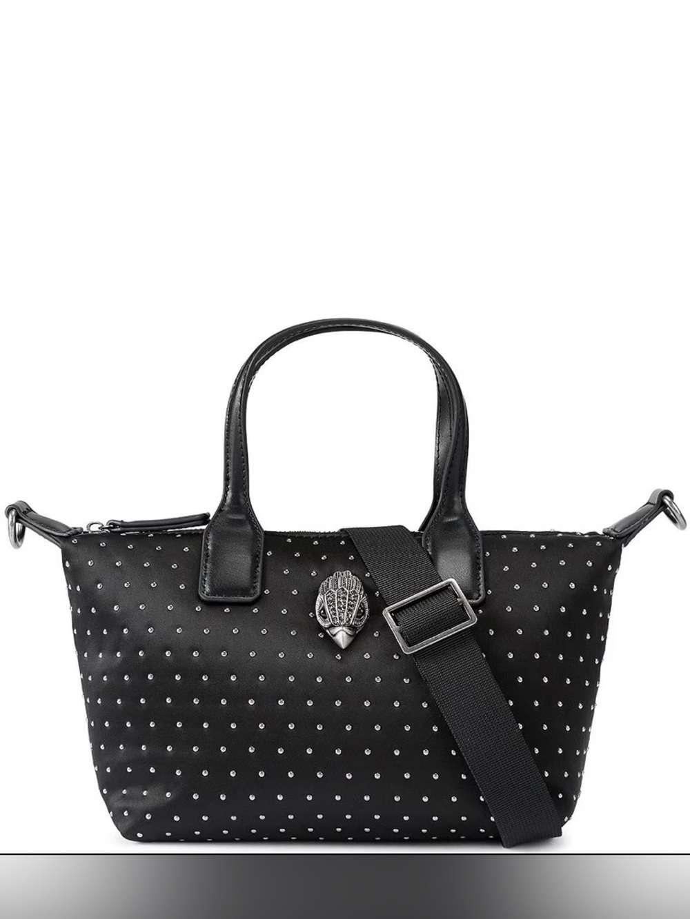 NWT Kurt Geiger Small Recycled Rhinestoned Shopper Tote Bag